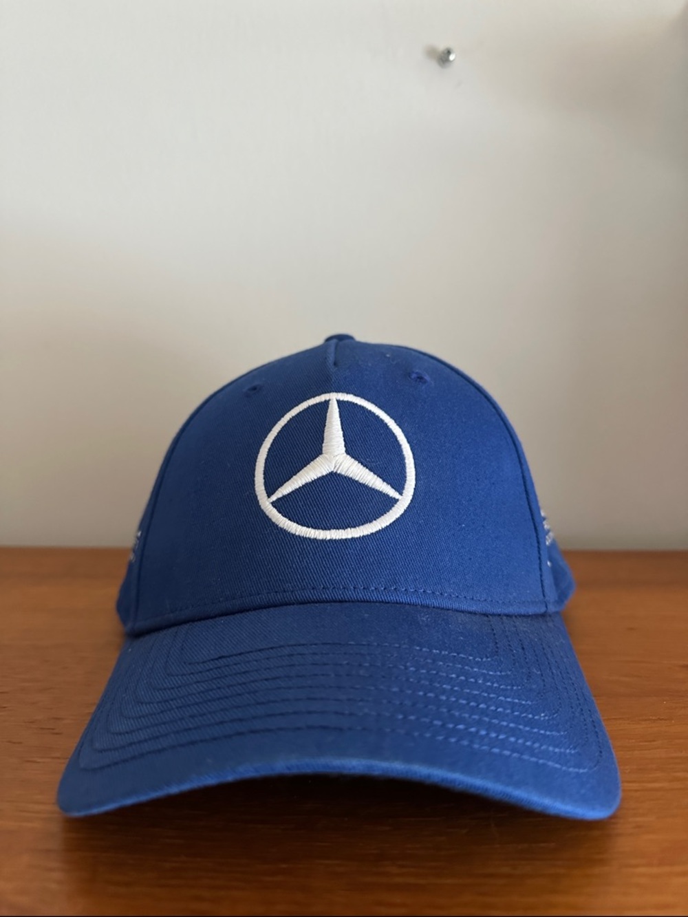 Men's Blue Mercedes Logo Baseball Cap